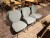 6x CHAISE ROTATIF COLORADO